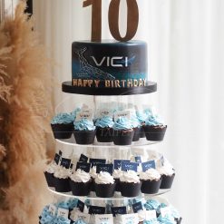 企業杯糕塔，慶祝VICI 10週年，台北市企業客製蛋糕