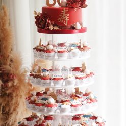 整體喜氣，適合長輩祝壽蛋糕