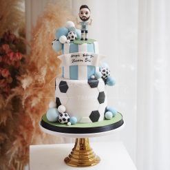 足球主題蛋糕，台北市客製蛋糕
