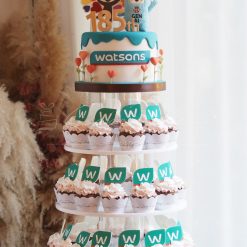 慶祝屈臣氏185週年，台北市企業客製蛋糕