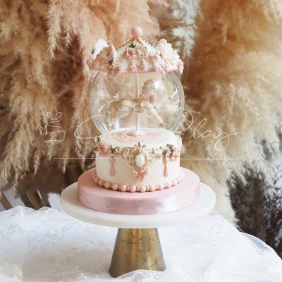 精緻小巧木馬蛋糕，適合送禮慶生，台北市客製化蛋糕