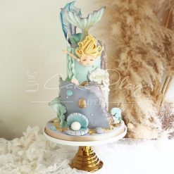 美人魚造型，搭配海洋世界